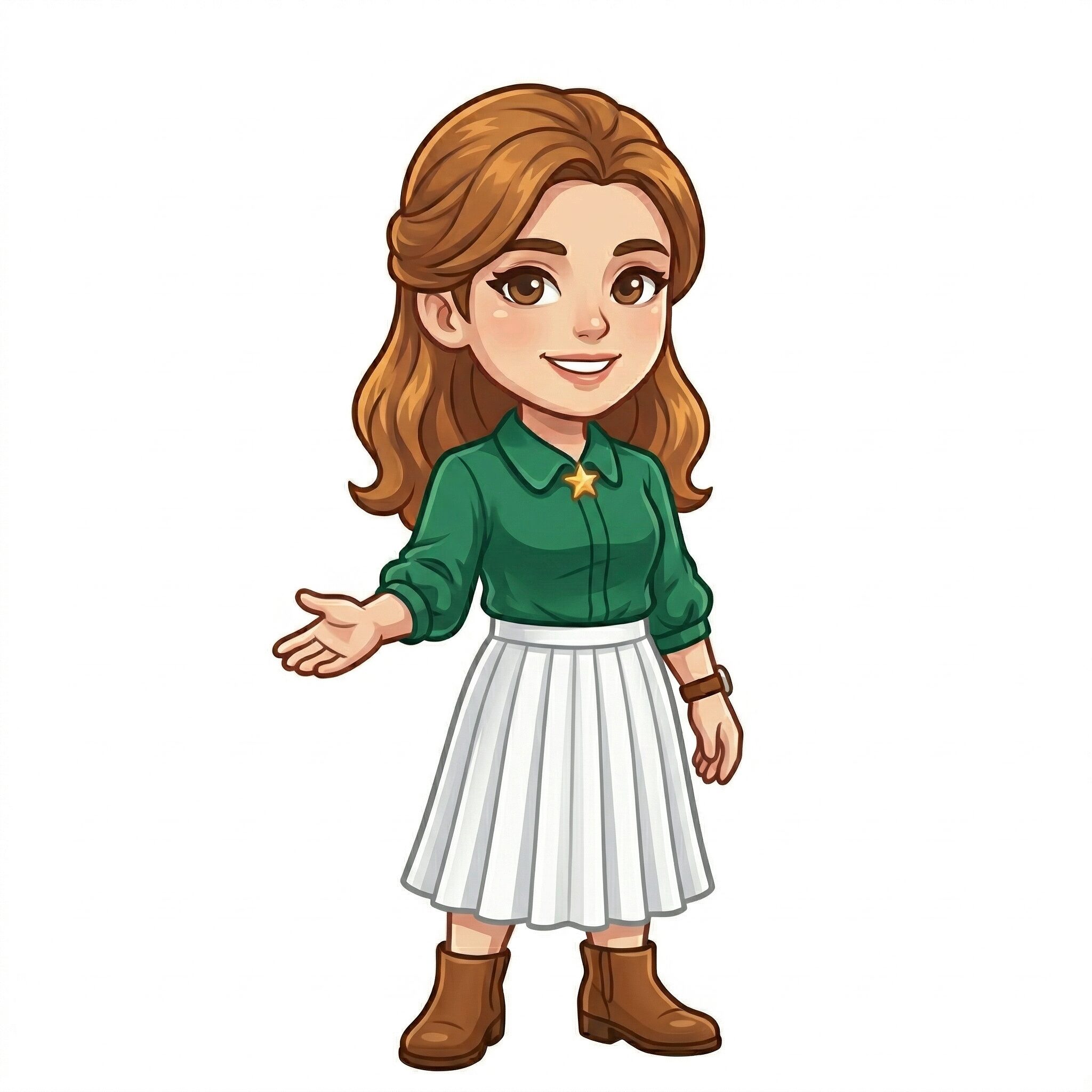 ENFJ（主人公）の女性キャラクターイメージ