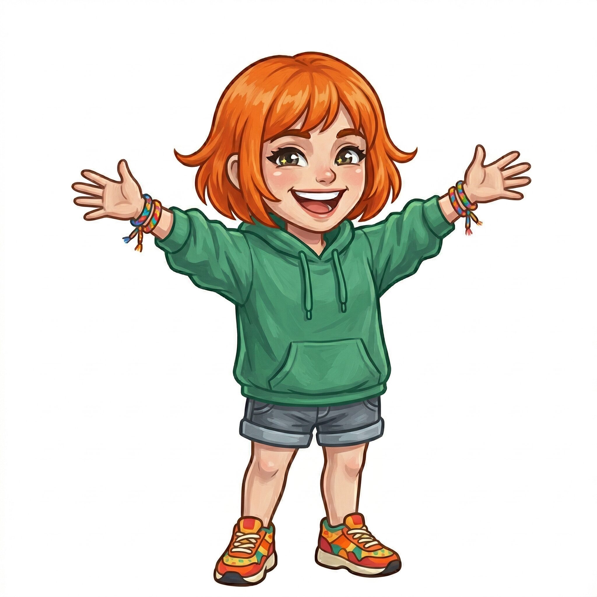 ENFP（運動家）の女性キャラクターイメージ