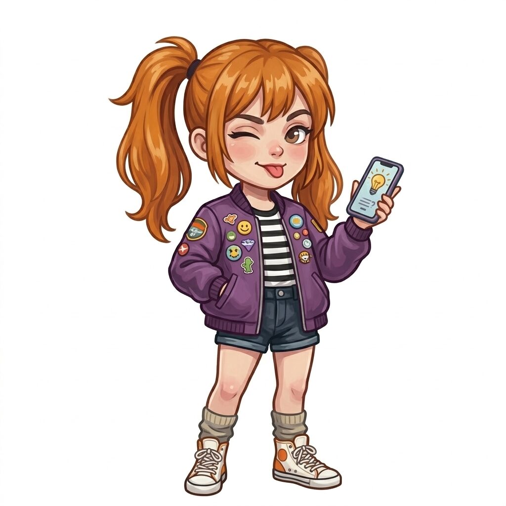 ENTP（討論者）の女性キャラクターイメージ