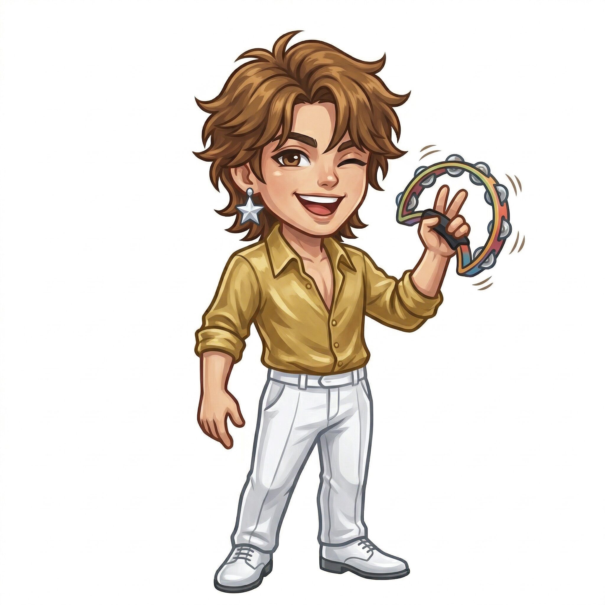 ESFP（エンターテイナー）の男性キャラクターイメージ