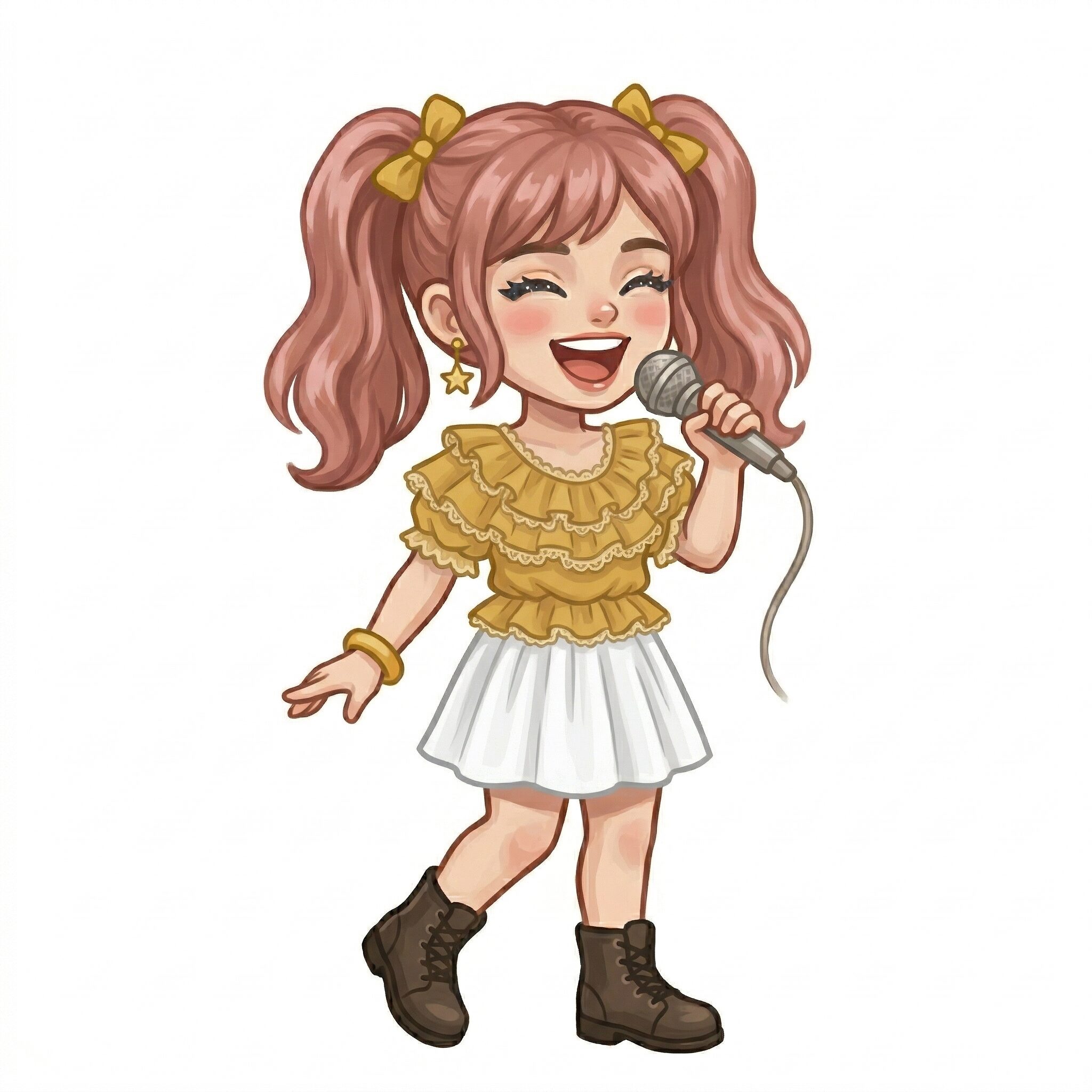 ESFP（エンターテイナー）の女性キャラクターイメージ