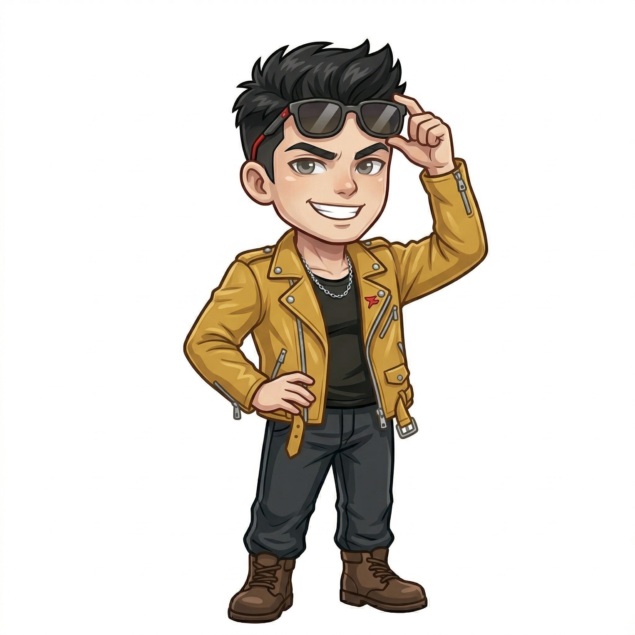 ESTP（起業家）の男性キャラクターイメージ