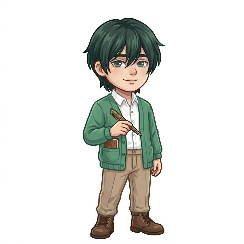 INFJ（提唱者）の男性キャラクターイメージ