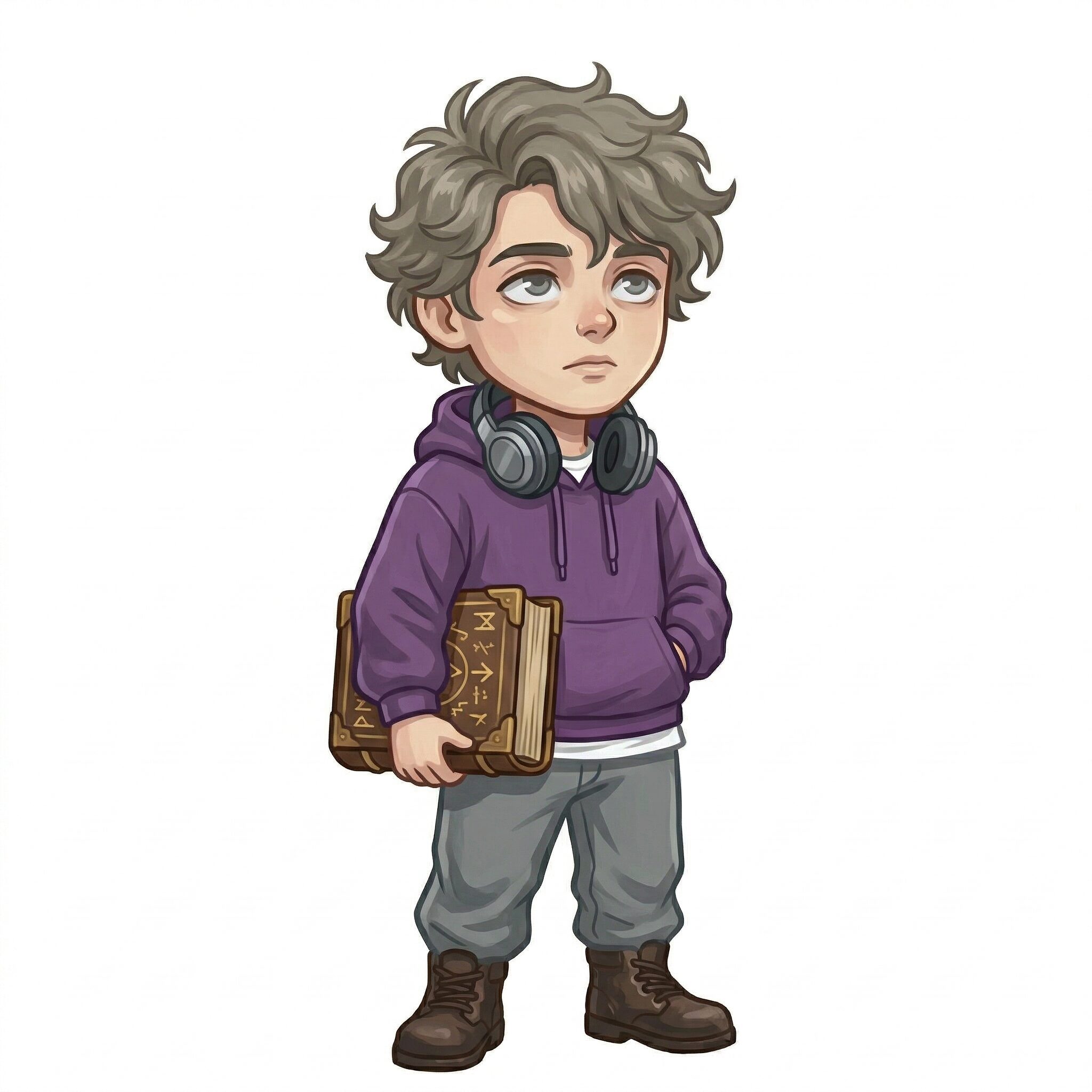 INTP（論理学者）の男性キャラクターイメージ