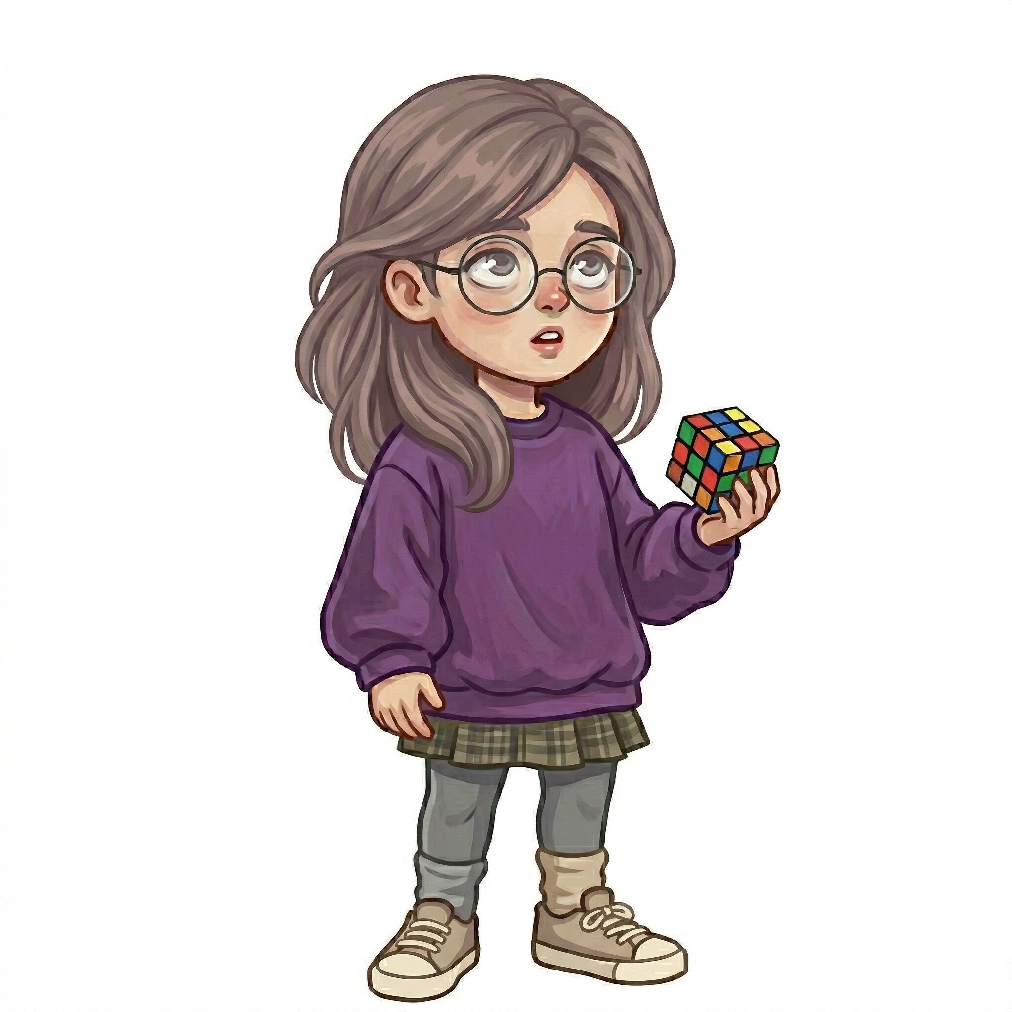 INTP（論理学者）の女性キャラクターイメージ