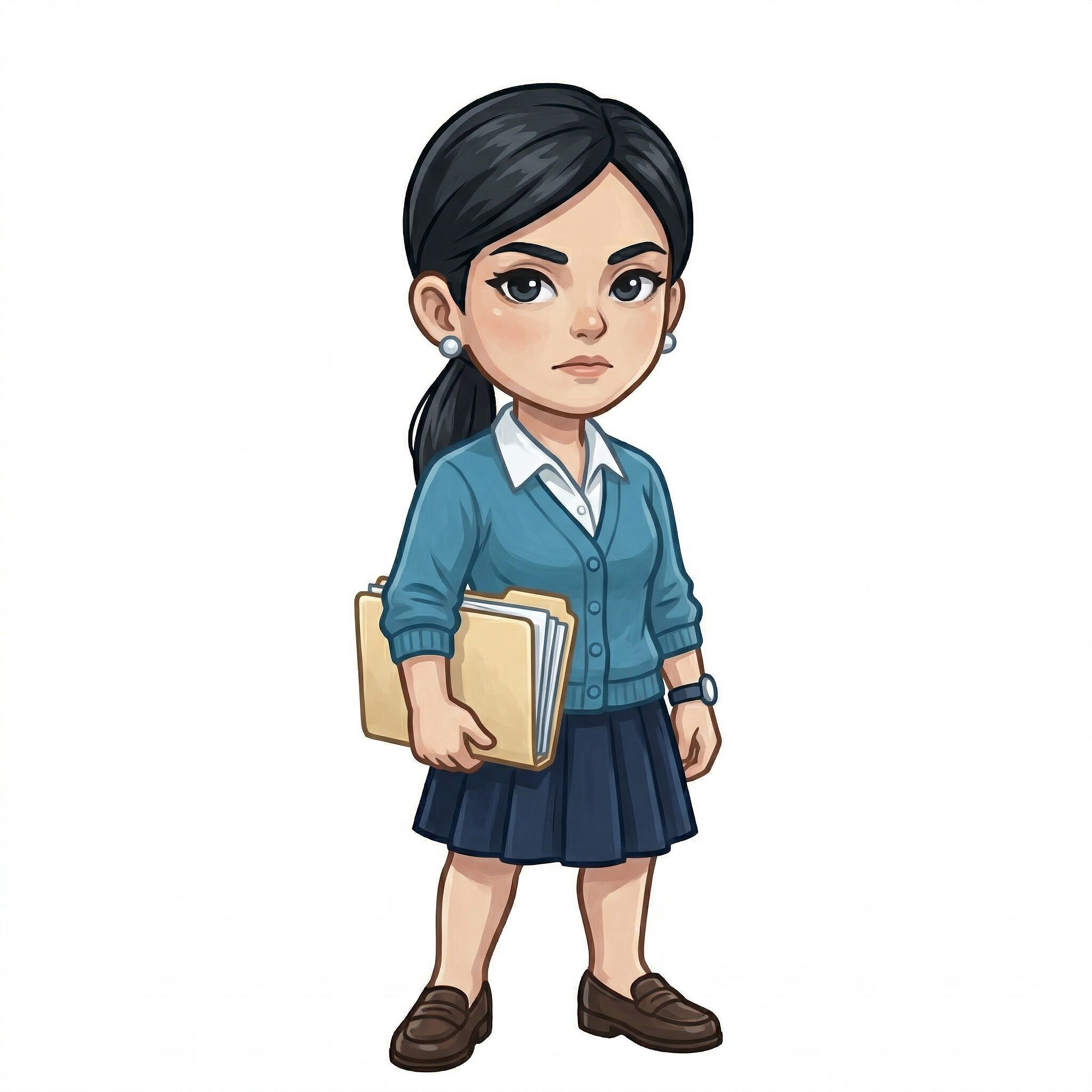 ISTJ（管理者）の女性キャラクターイメージ